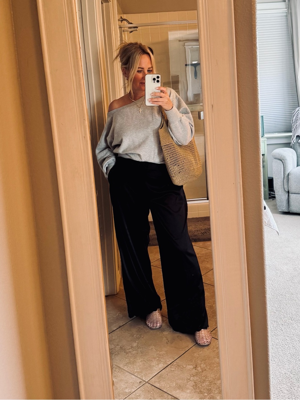 Aerie off the shoulder sweatshirt